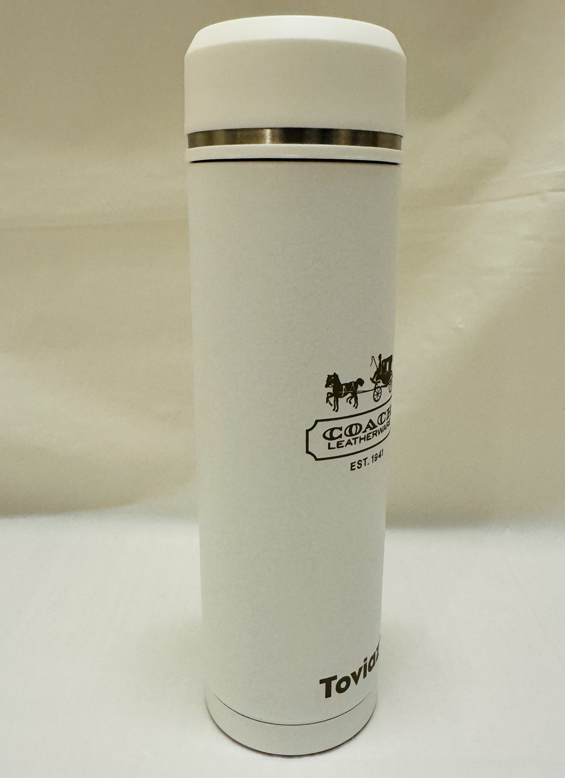 Toviaz Promo Insulated Stainless Steel Bottle 300ml White w/ Box