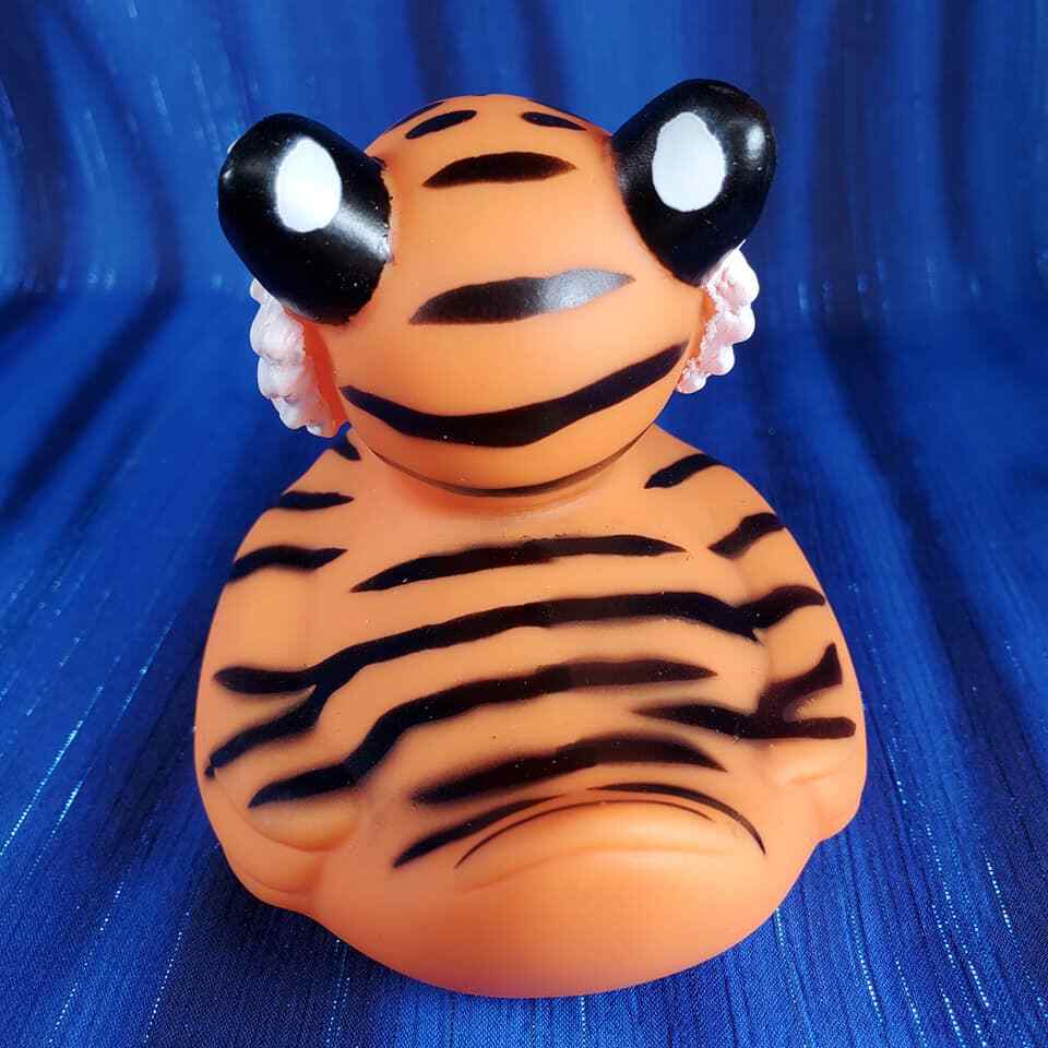 Tiger Rubber Duck Wildlife Wild Republic NEW!