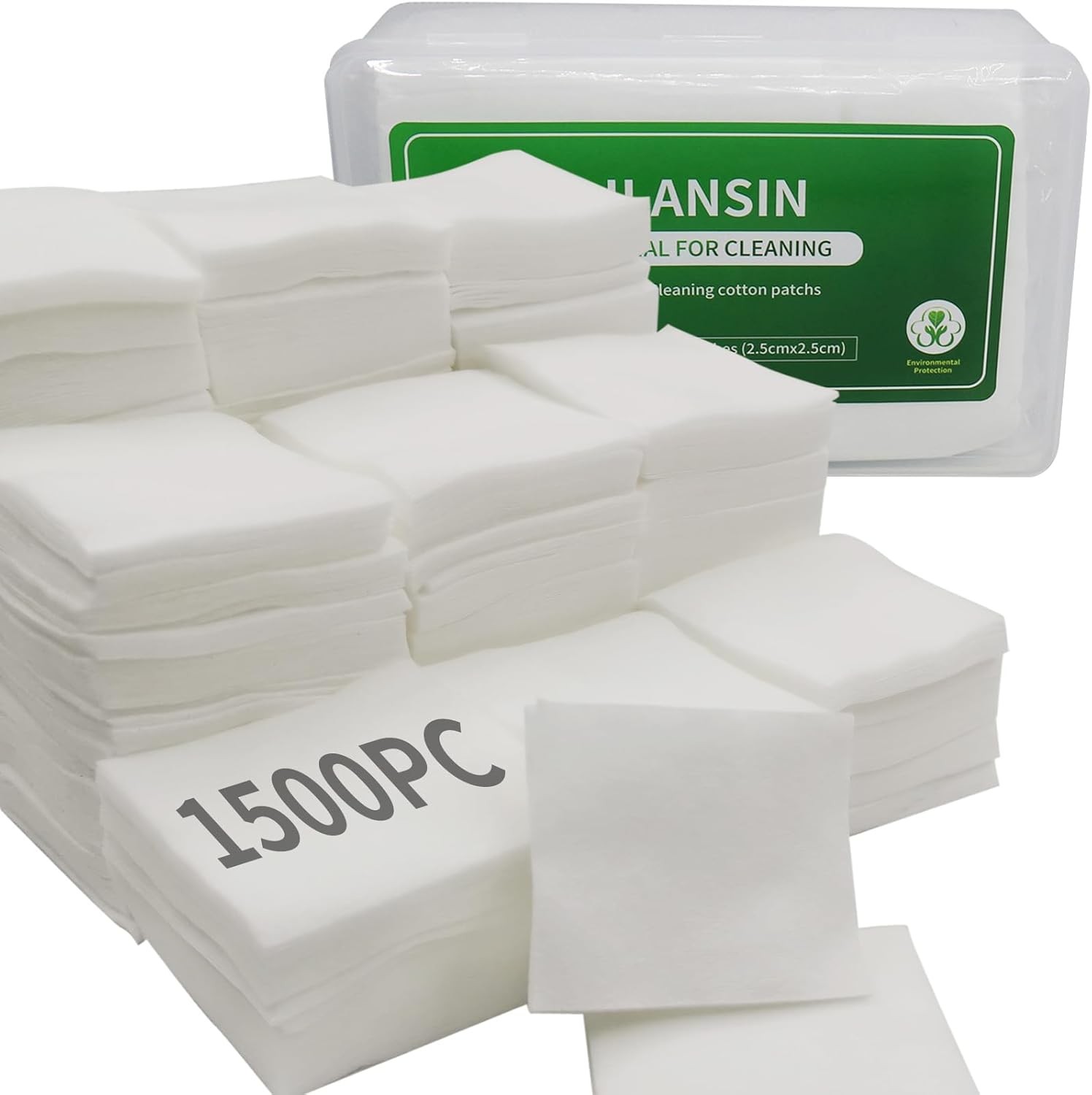 3000/1500PCS Gun Cleaning Patches+CLP Oil,2"x2" Lint Free Gun Cleaning Cloth,Pro