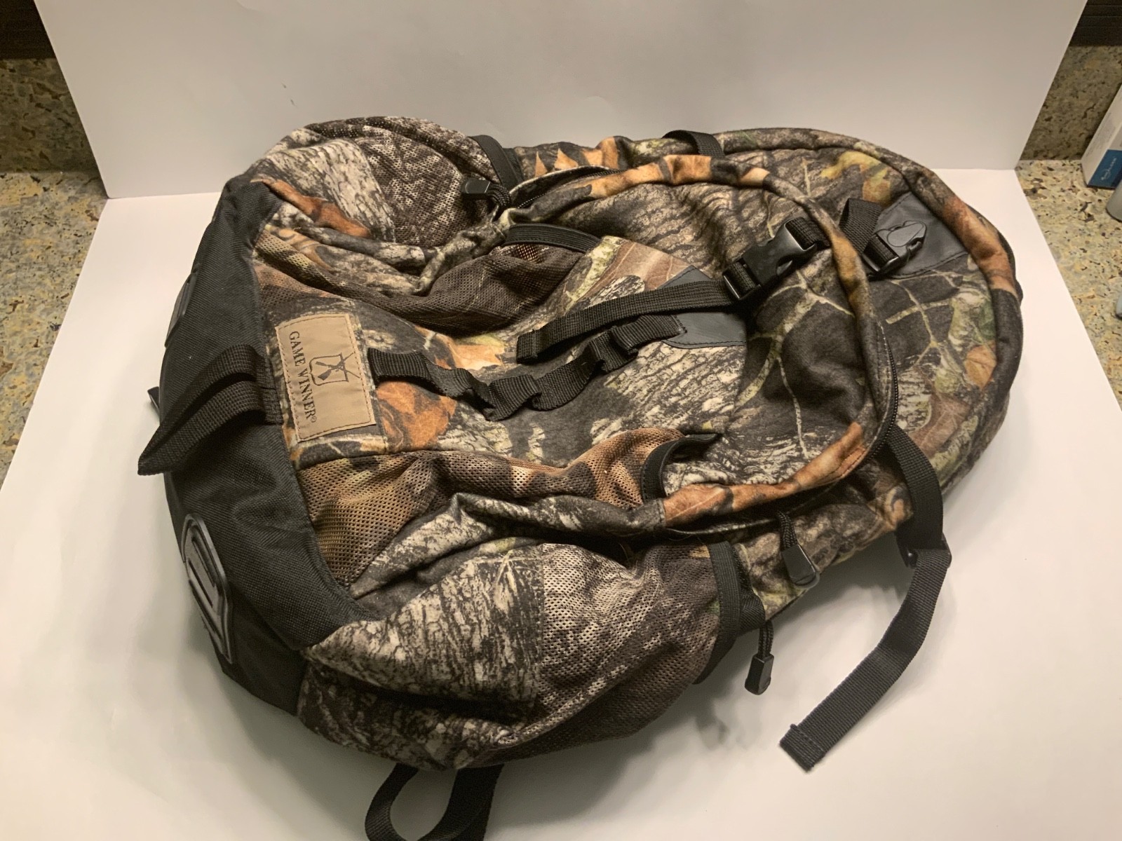Game Winner Camo Backpack Several pockets