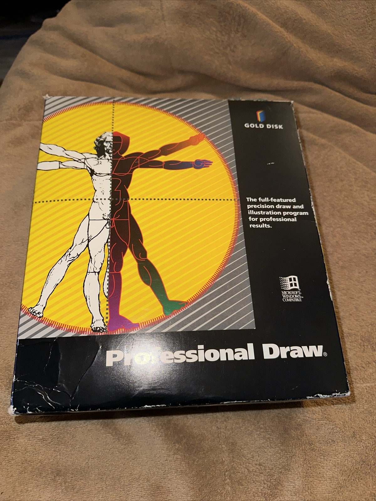 Professional Draw - Gold Disk - PC DOS 3.5 Disk - Complete In Box