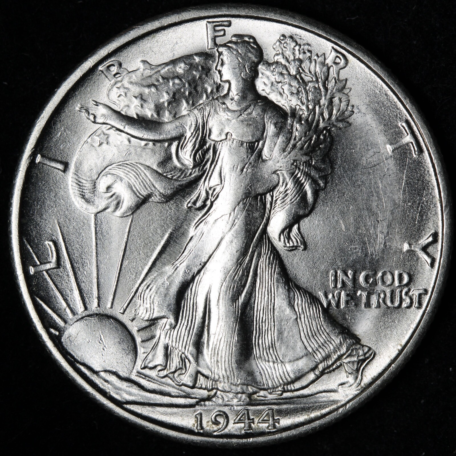 1944-S Walking Liberty Silver Half Dollar BU *UNCIRCULATED* MS E343 TSHR