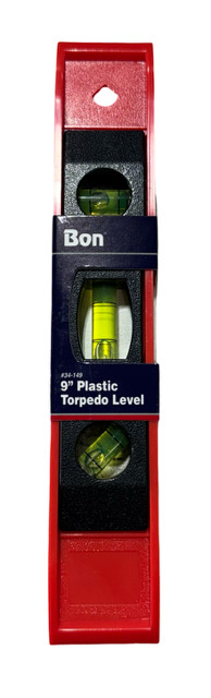 Bon 9" Plastic Torpedo Level 34-149
