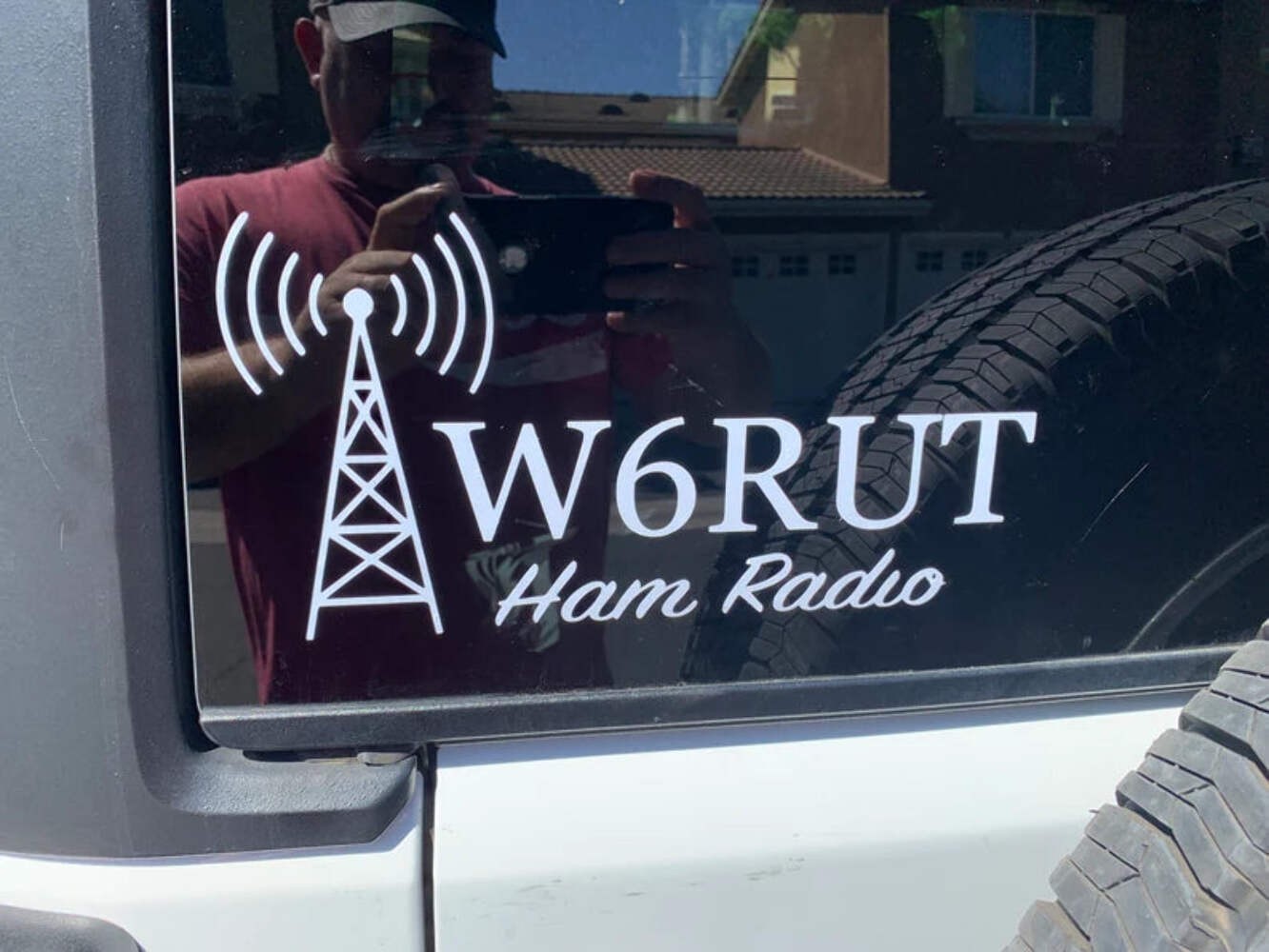 HAM radio decal | Die Cut Vinyl Decal