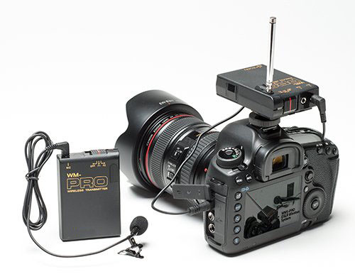 Pro GH5S WLM wireless lavalier mic for Panasonic GH5 GH4 FZ2500 G9 G7 FZ1000