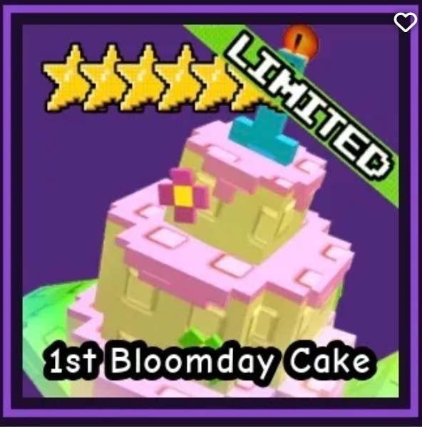 1st Bloomday Cake - Garden Tower Defense