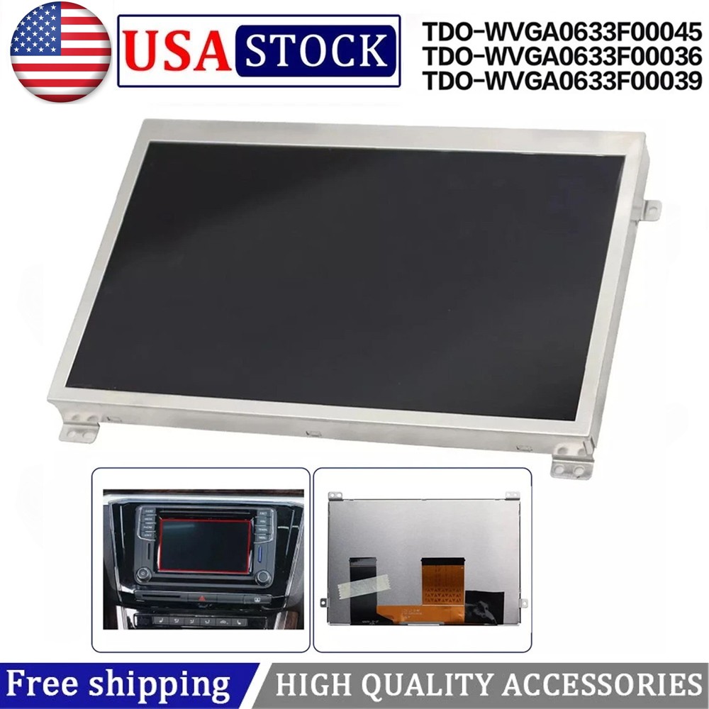 TDO-WVGA0633F00045 6.5" LCD Touch Screen Display for MIB STD2 684 200 Radio US