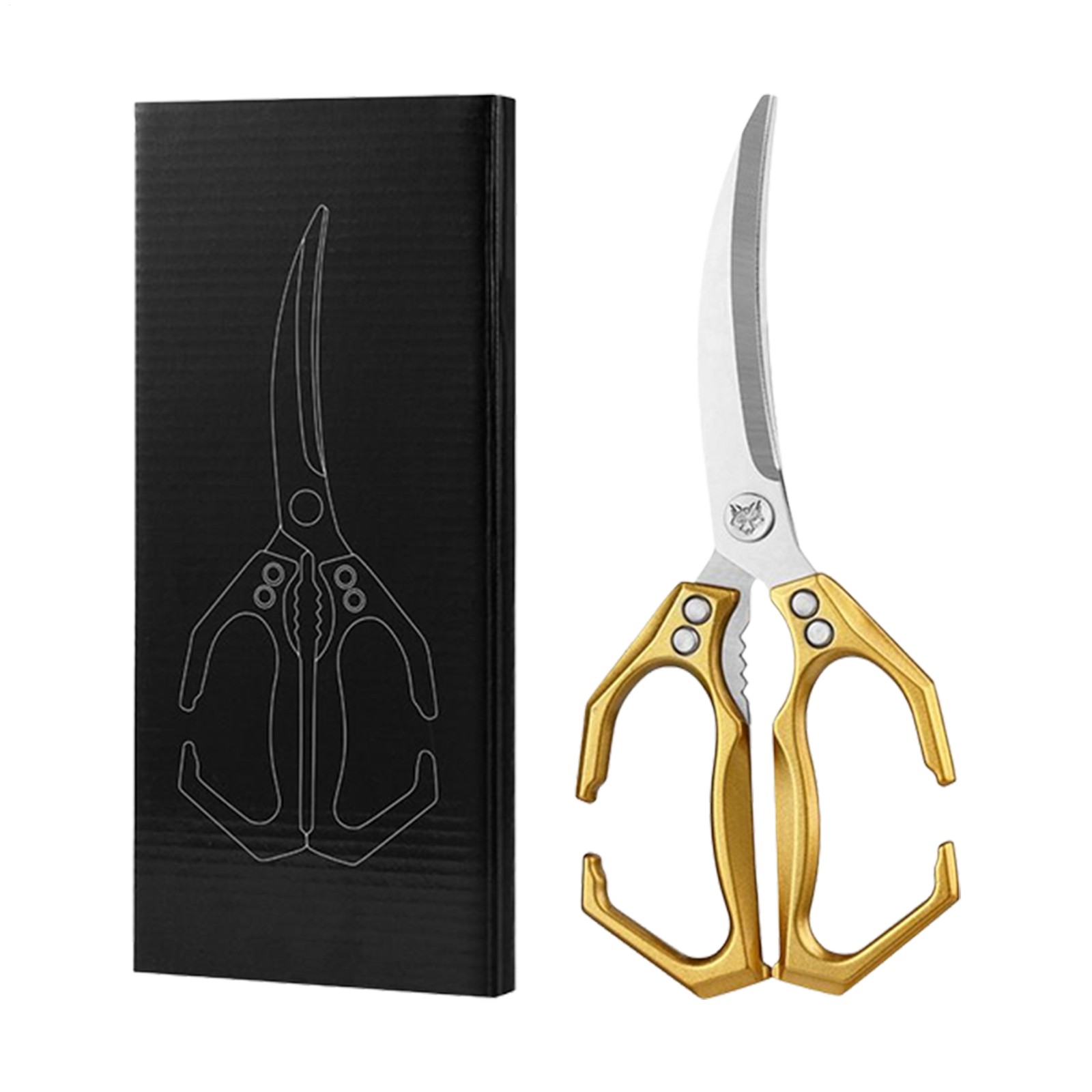 Multifunctional Heavy-Duty Kitchen Shears Interactk Kitchen Scissors