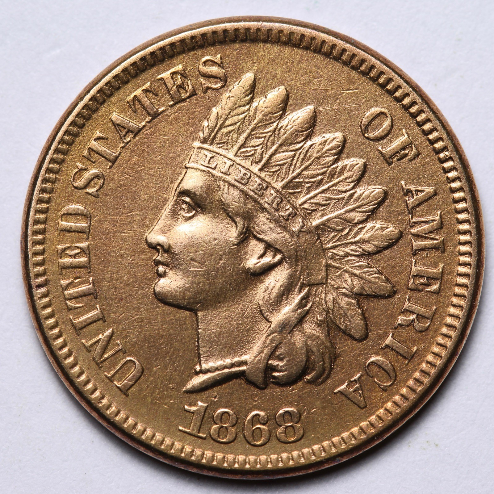 1868 Indian Head Cent Penny UNC *UNCIRCULATED* MS E1435 GTQNHU
