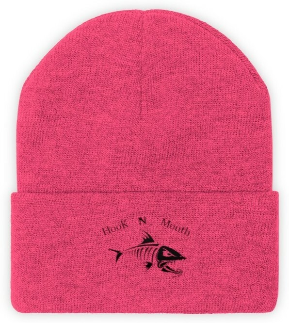 Official Hook N Mouth Women's Knit Beanie Pink