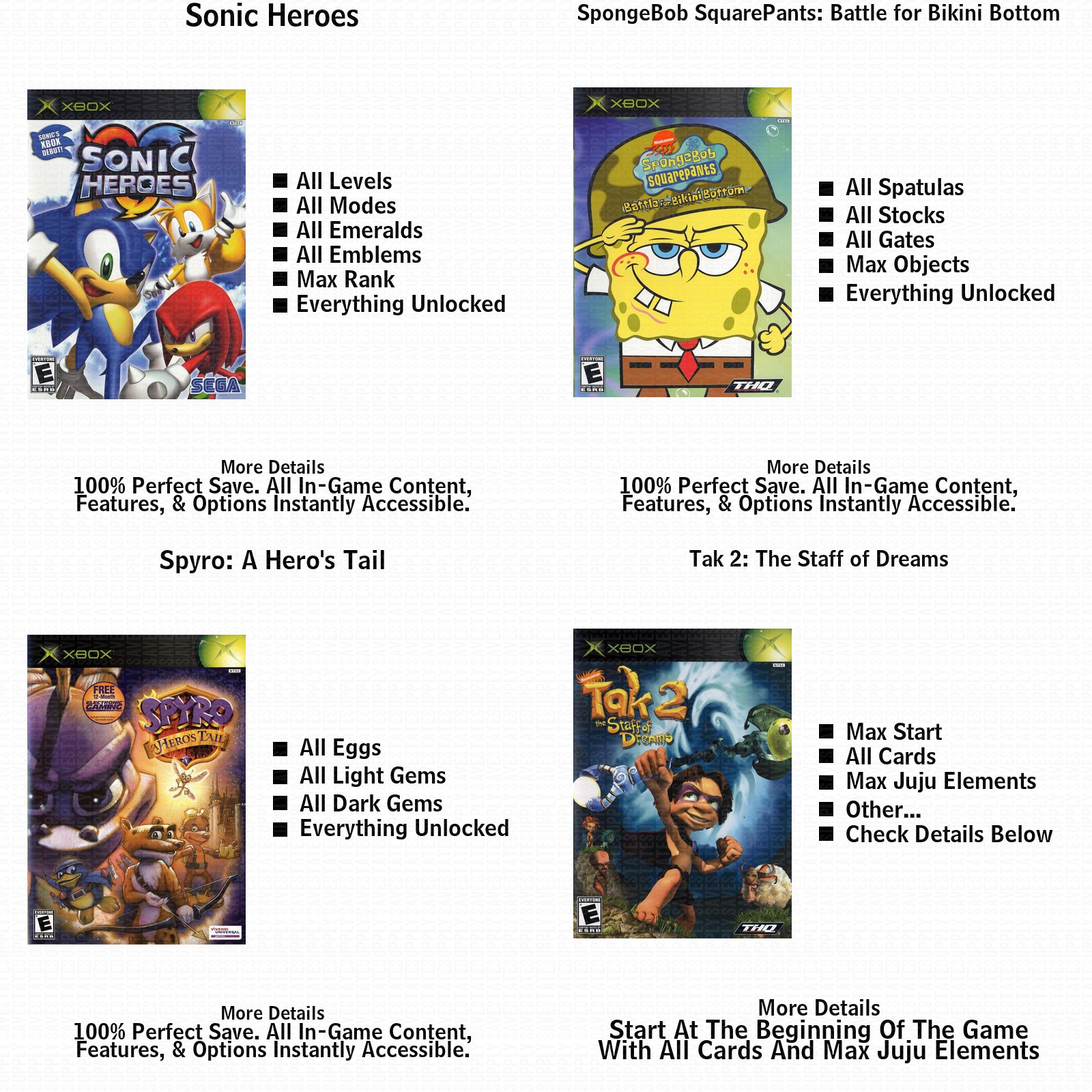 Pitfall: The Lost Expedition 100% Unlocked Xbox USB Saves