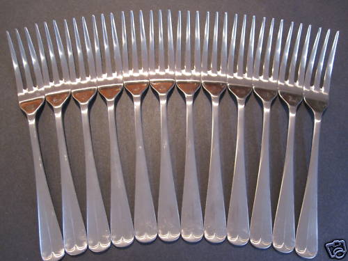 USA SELLER  KING EDWARD SALAD FORKS  NEW 18/0 STAINLESS FREE SHIPPING US ONLY