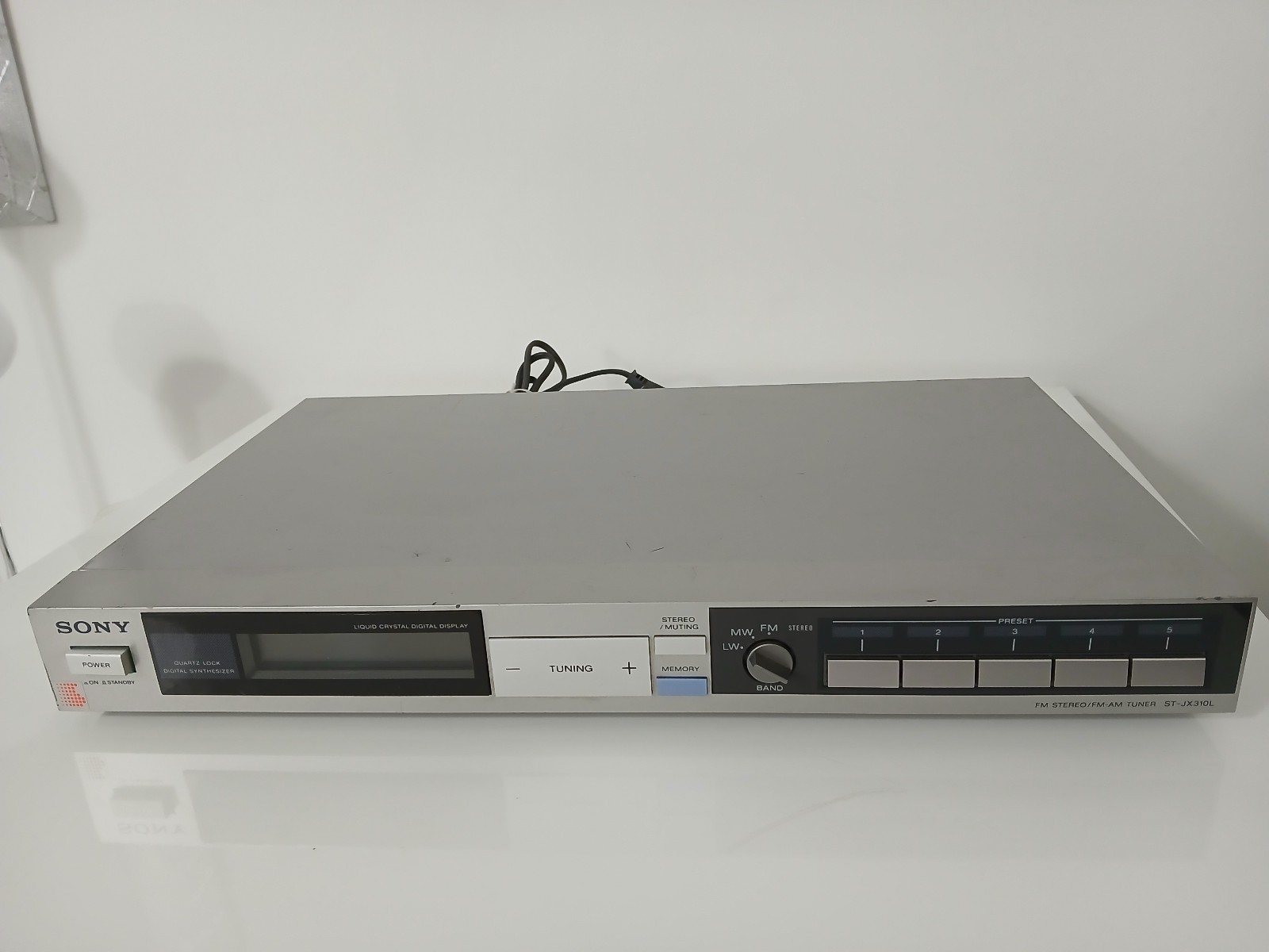 Sony ST-JX310L Radio Tuner Tuner FM-AM Stereo Hifi Silver Vintage