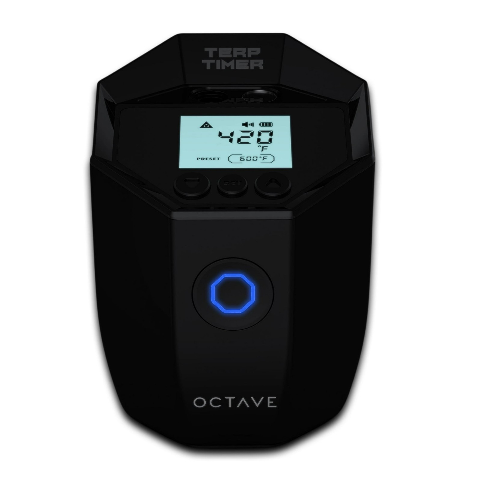 Octave Terp Timer Desktop Sensor Unit | Precision Temperature Control GlosyBlack
