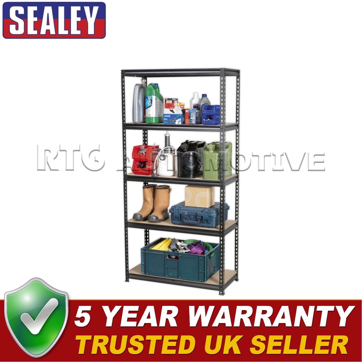 Sealey 5-Level Racking Unit 200kg Capacity Per Level AP7200