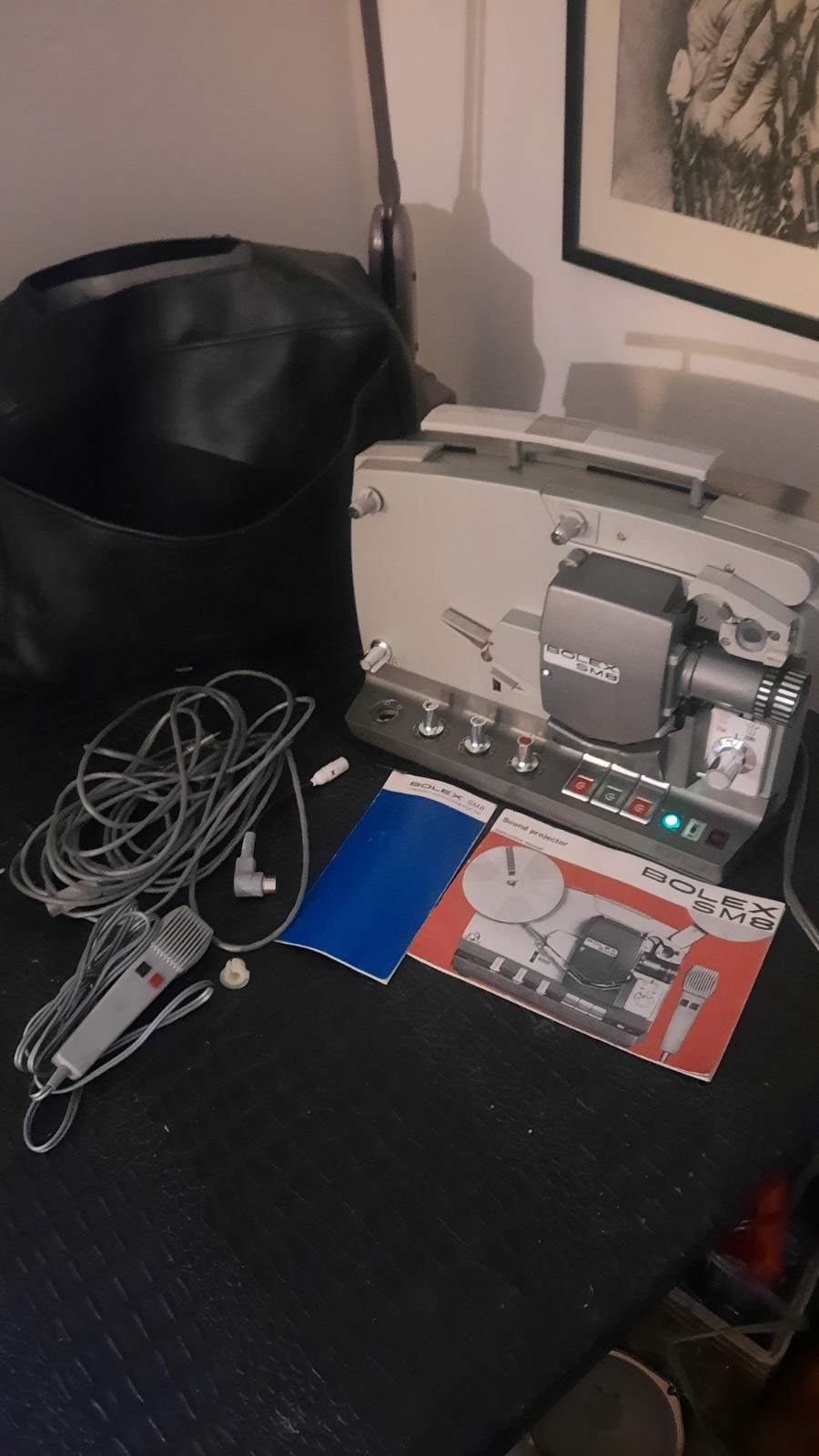 Vintage Bolex Sm8 Sound Projector Made In Switzerland