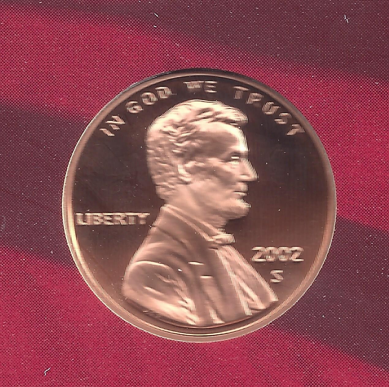 2002-S PROOF LINCOLN CENT