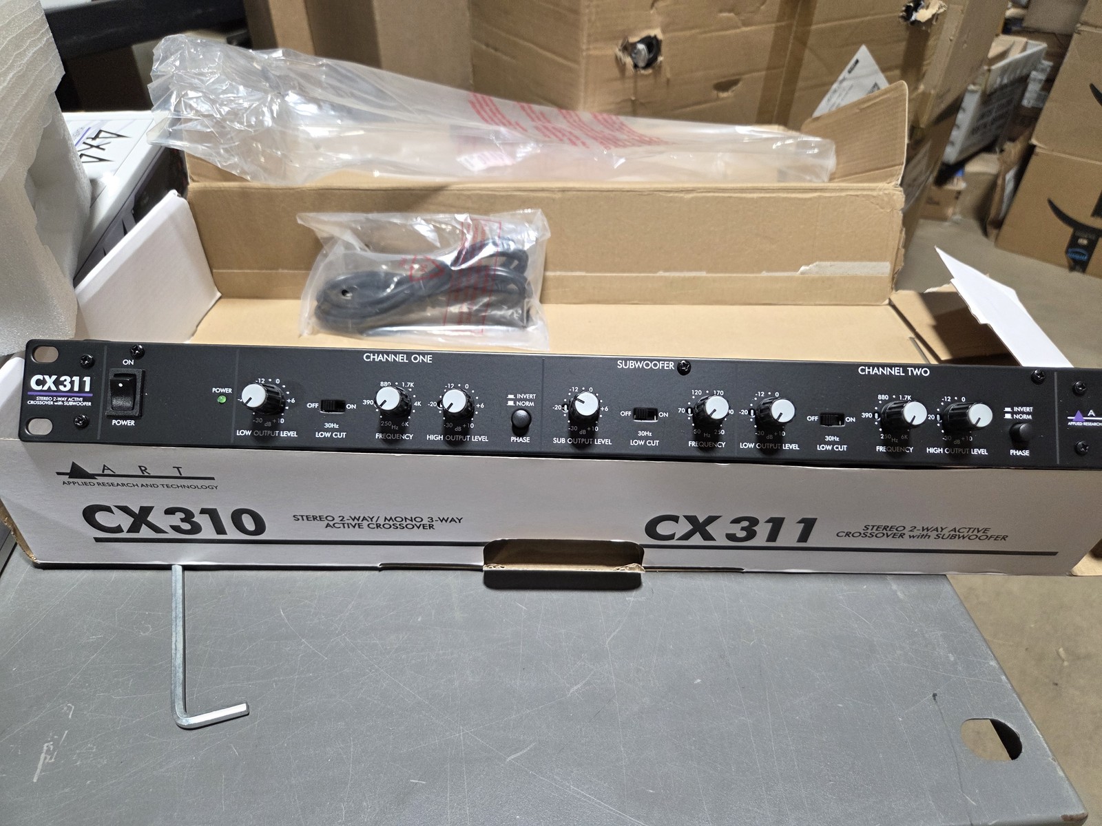 ART CX311 2way Crossover with Subwoofer Out - Used