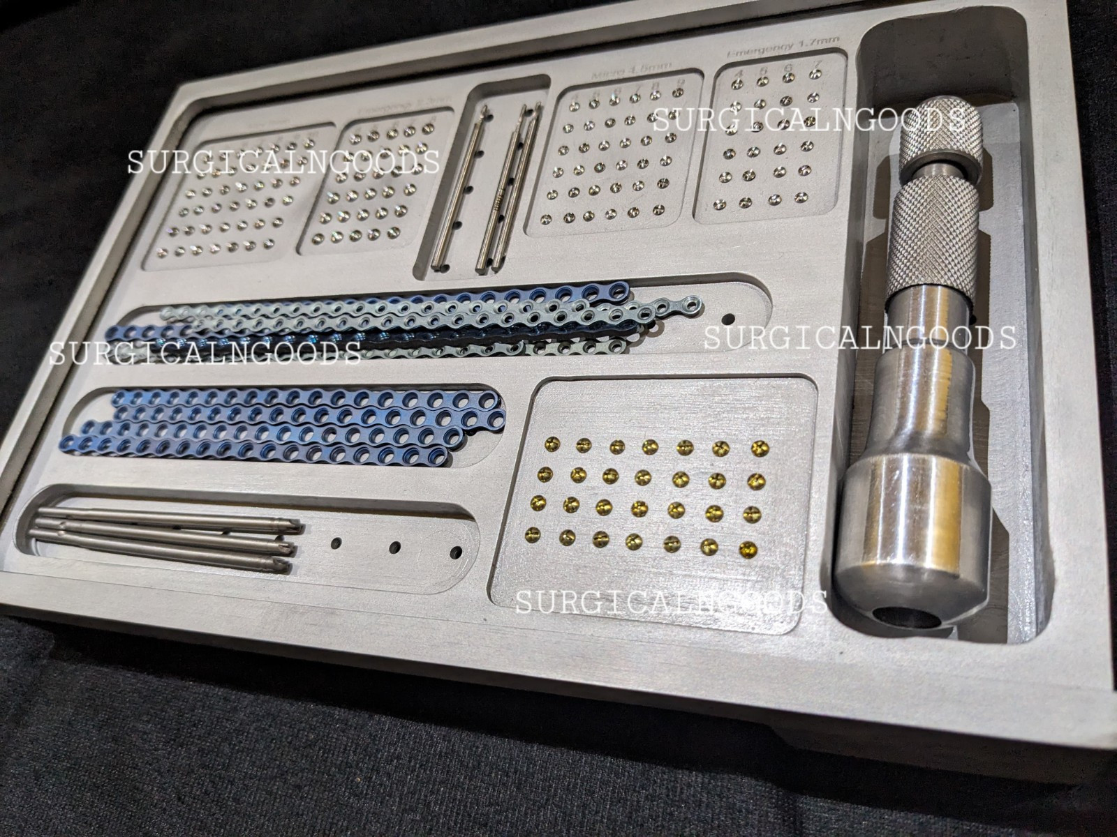 Dental Maxillofacial 2.0/1.5 Mini Micro Titanium Plates & Screw System