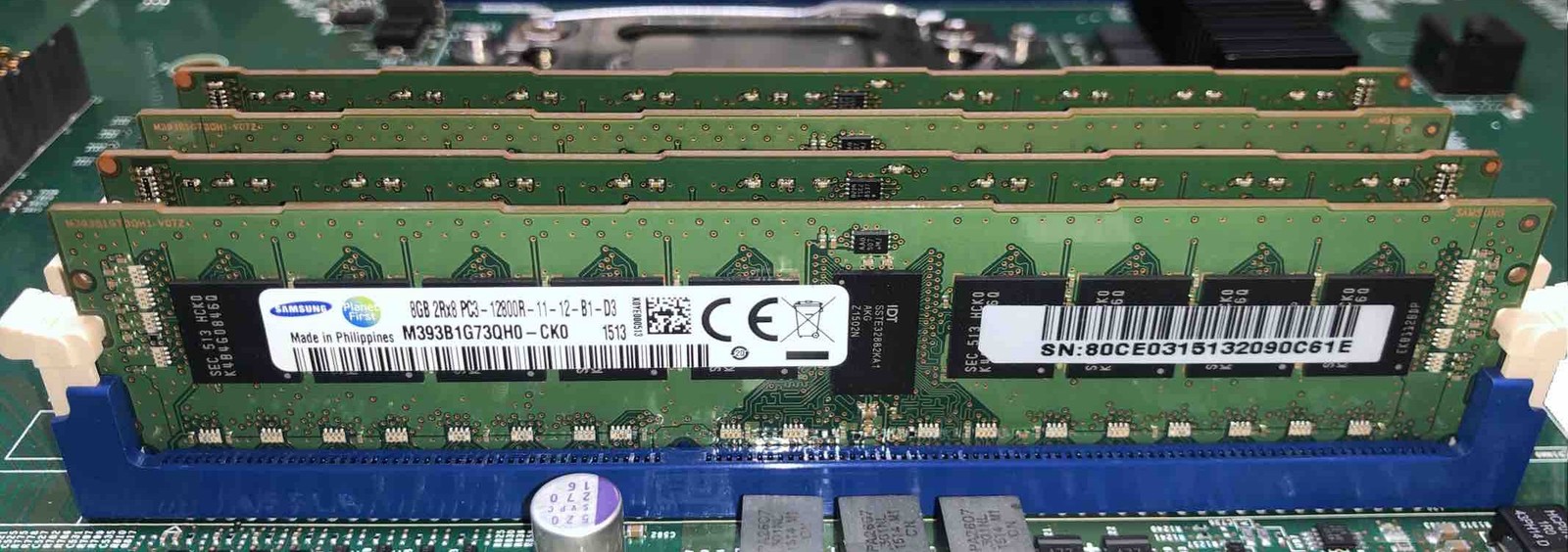 EMC DD2500 Motherboard | Xeon E5-2660 @2.2GHz | 128GB DDR3 | P/N 01017V600-000-G
