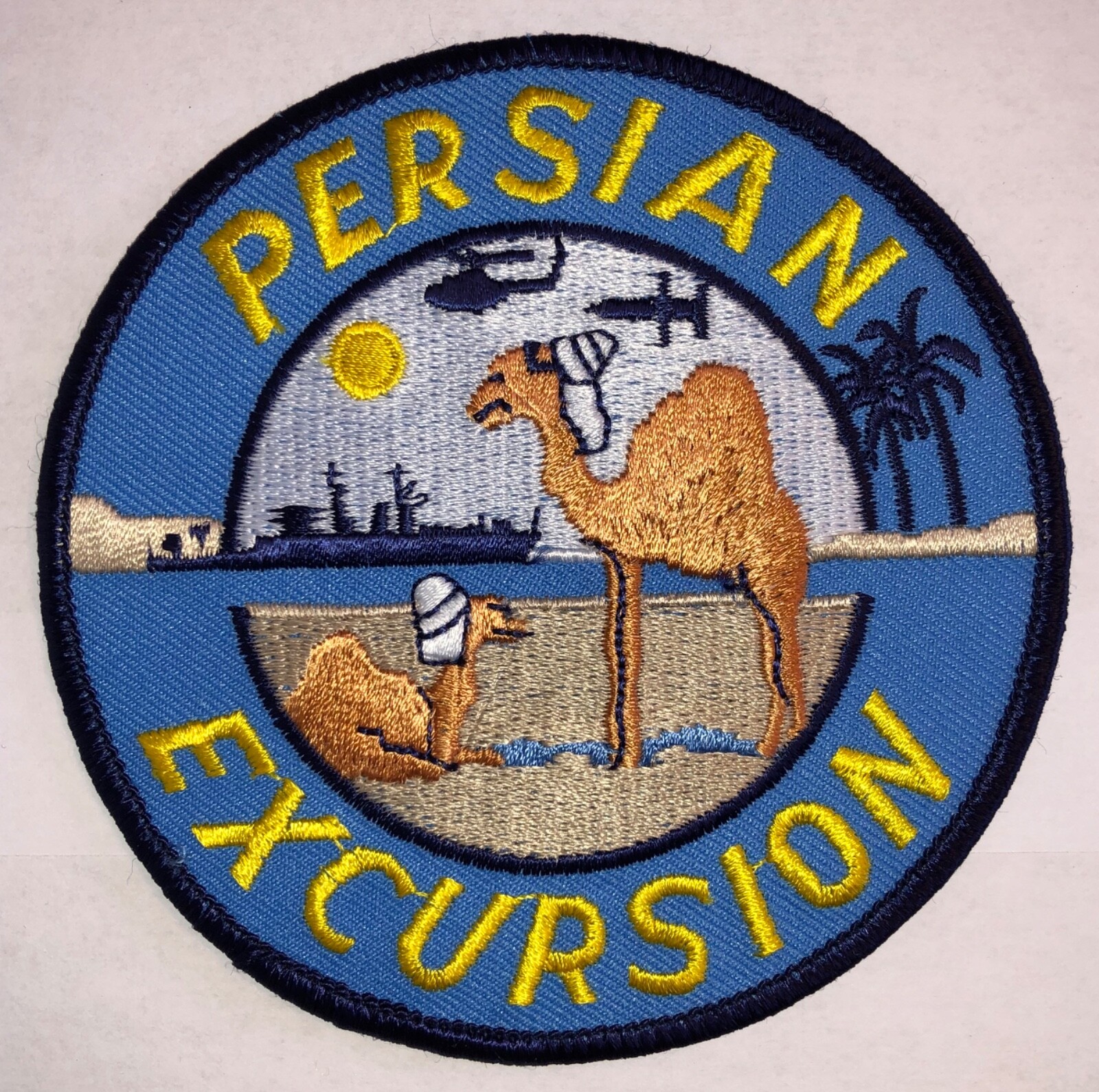 Post Vietnam War Desert Storm USN US Navy Persian Excursion Camel Patch