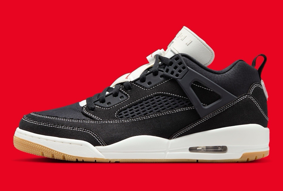 Nike Air Jordan Spizike Low Black Denim Gum Sneakers IR2012-001 Men's Sizes