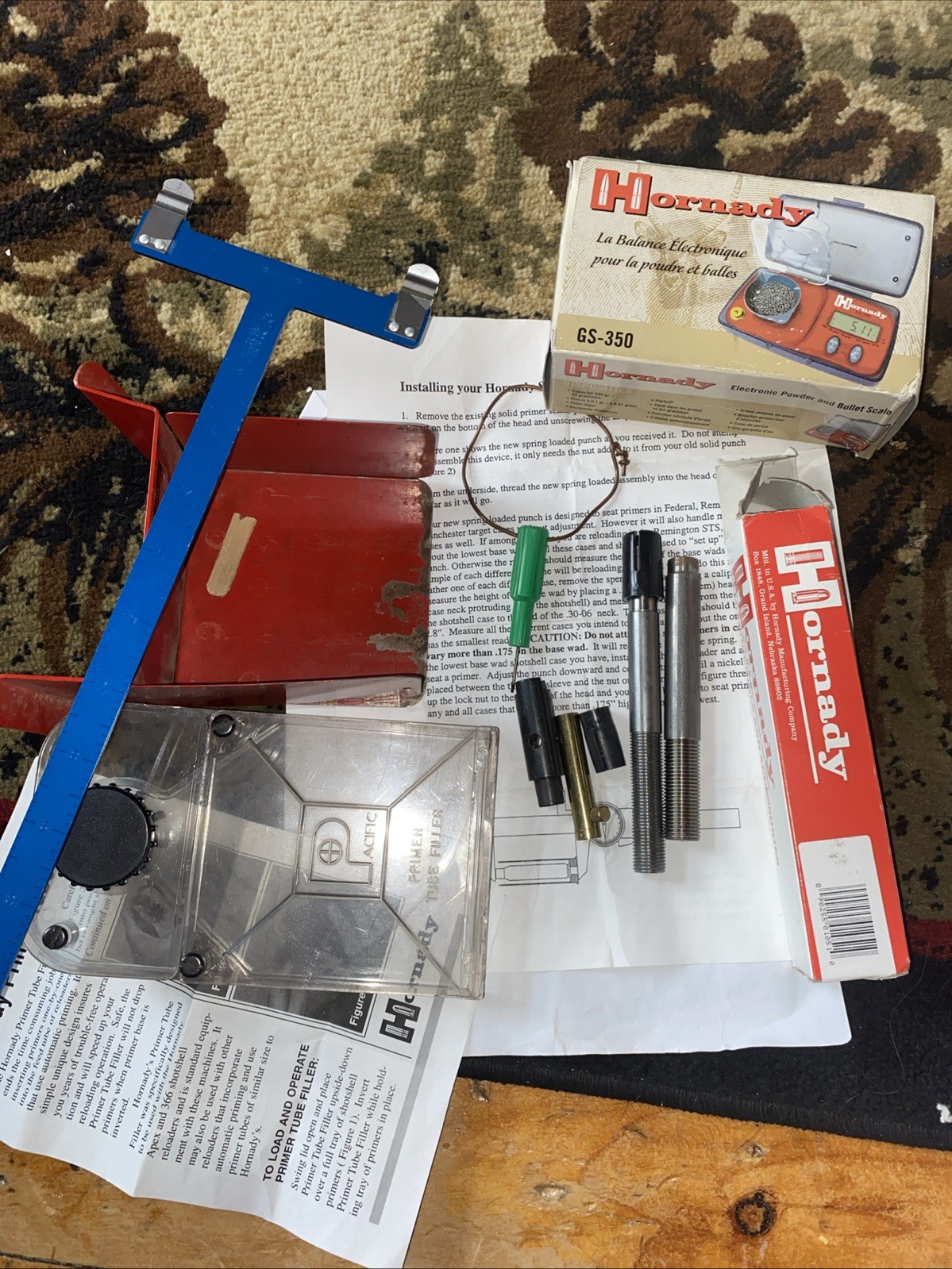 Hornady reloading scale Sealer, Filler, Black Powder Muzzleloading Lot #mzlot