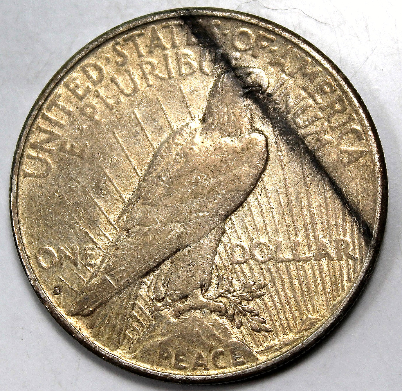1934 S Peace Silver Dollar - VF !!