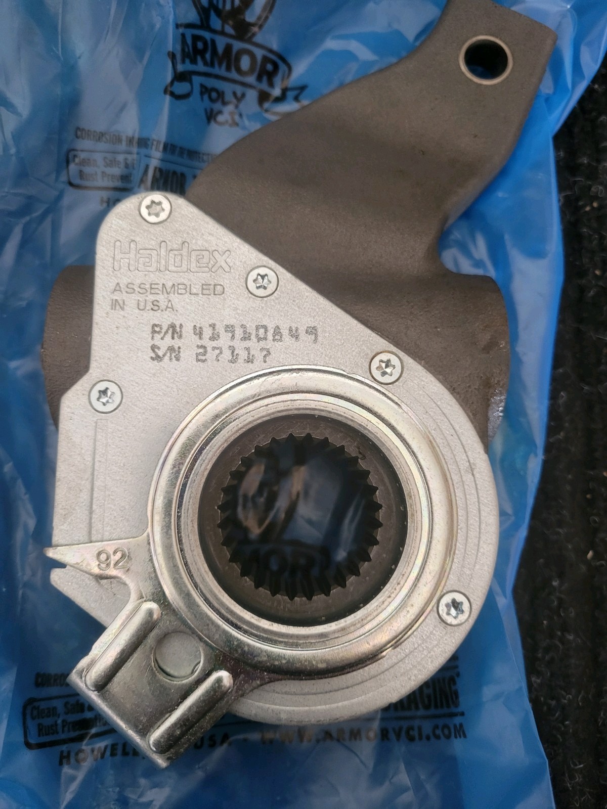 2 NEW HALDEX AUTOMATIC BRAKE SLACK ADJUSTER 41910649