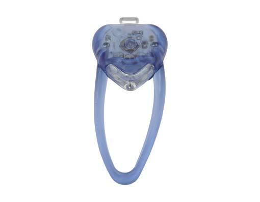 Bike Spade Safety Light KS216 Clear/Purple. Bike parts,Bicycle parts.