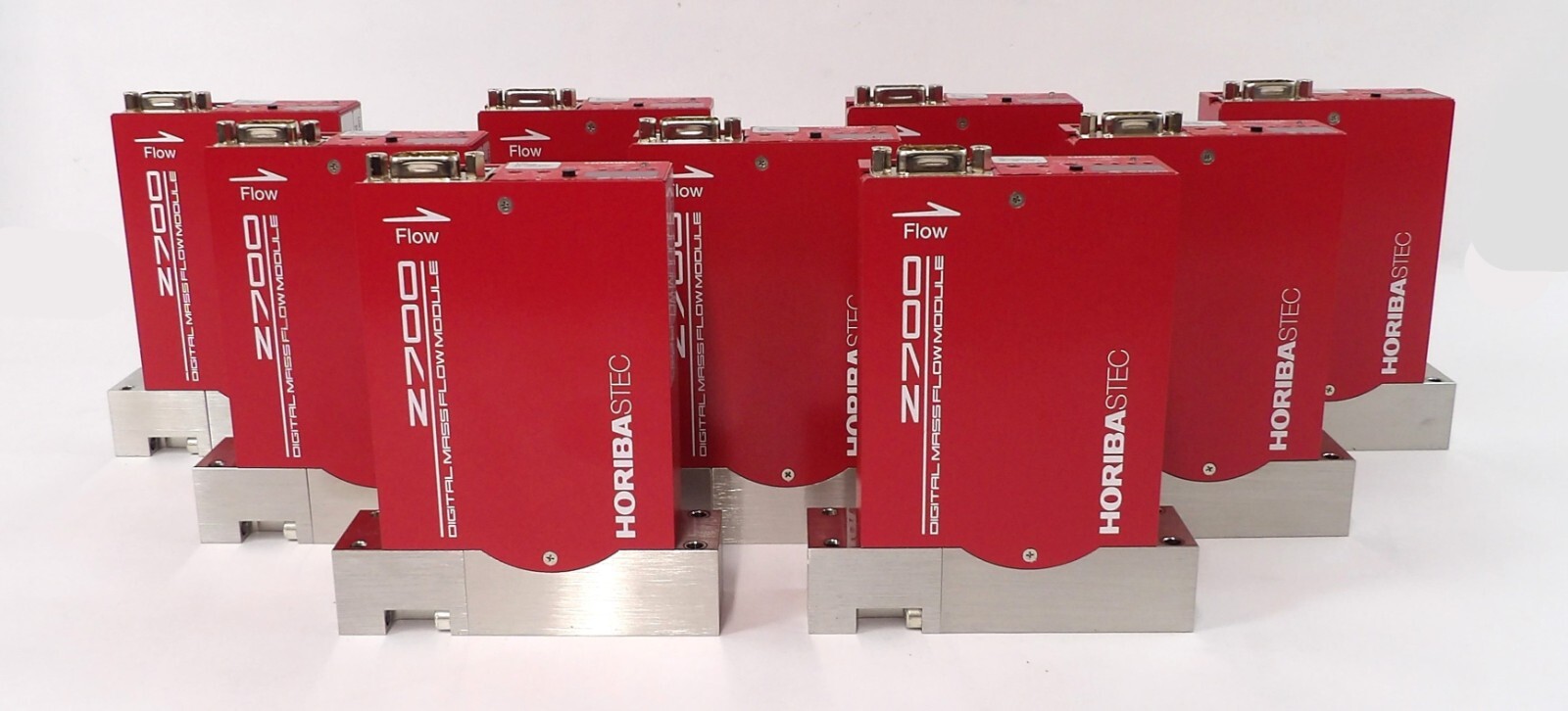 Horiba STEC Z700 Mass Flow Controller MFC SEC-Z712MGX Lot of 9 Working Surplus