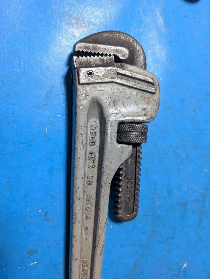 Reed Mfg Aluminum Pipe Wrench, 14 Inch Handle Arw14