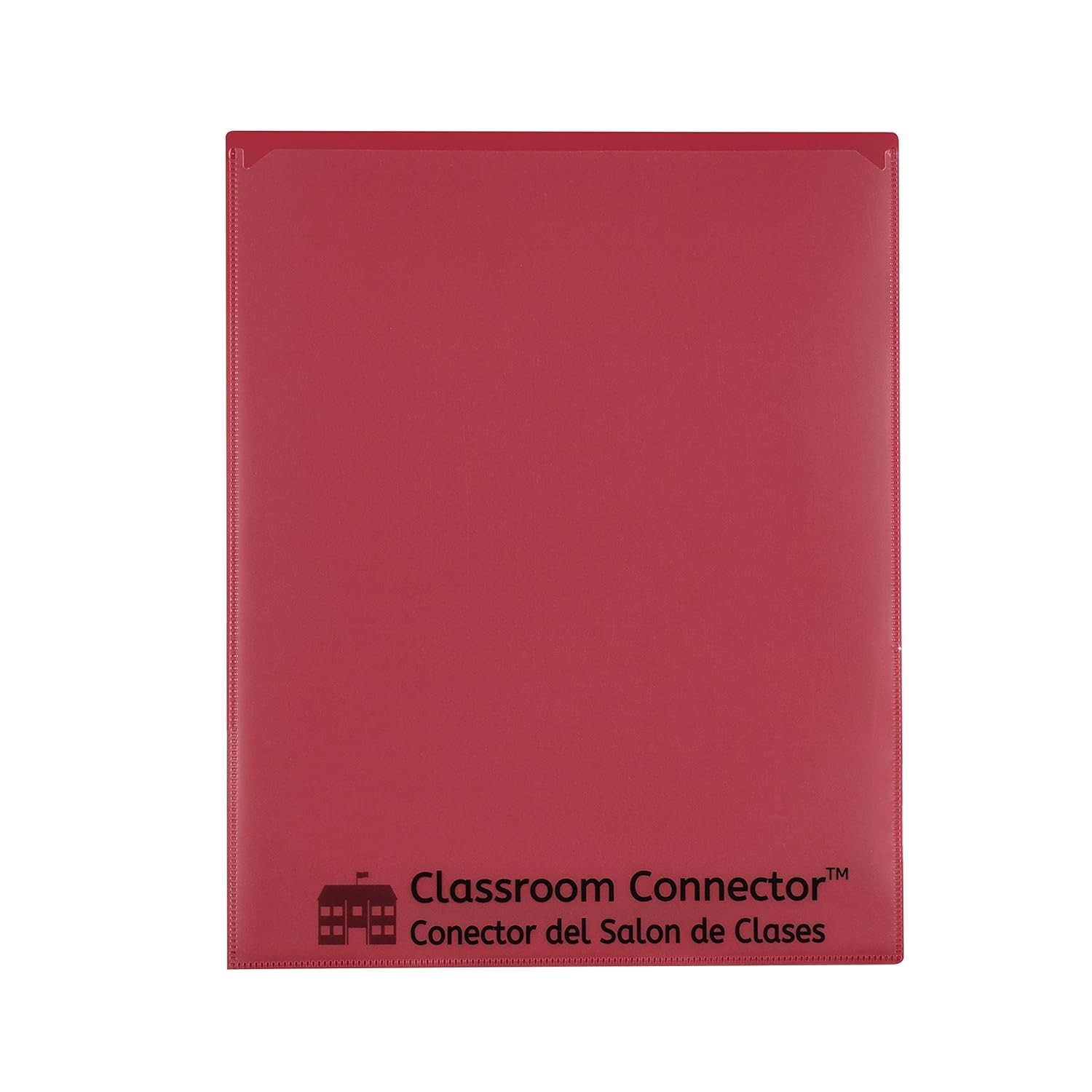 C-Line Classroom Connector School-to-Home Folders, Red, 25 per Box (32004) Red