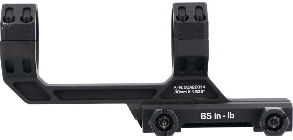 SIG SAUER Alpha Cantilever Mount, 30mm Tube, 0 MOA, Black Powder Coated Steel