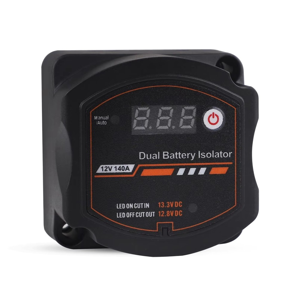 12V 140A  Dual Battery Isolator Auto or Manual Control Voltage Sensitive1062