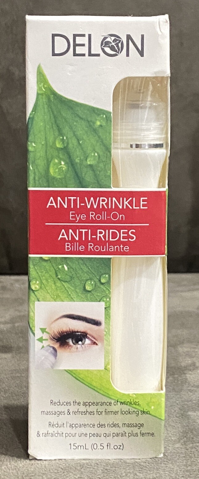 NEW! DELON ANTI-WRINKLE EYE ROLL-ON SKIN FIRMING ANTI-AGING REDUCES WRINKLES