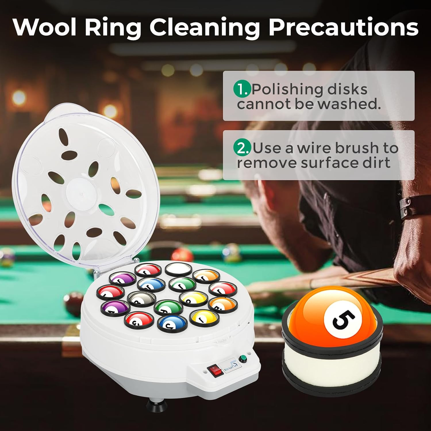 Billiard Ball Cleaner Kit