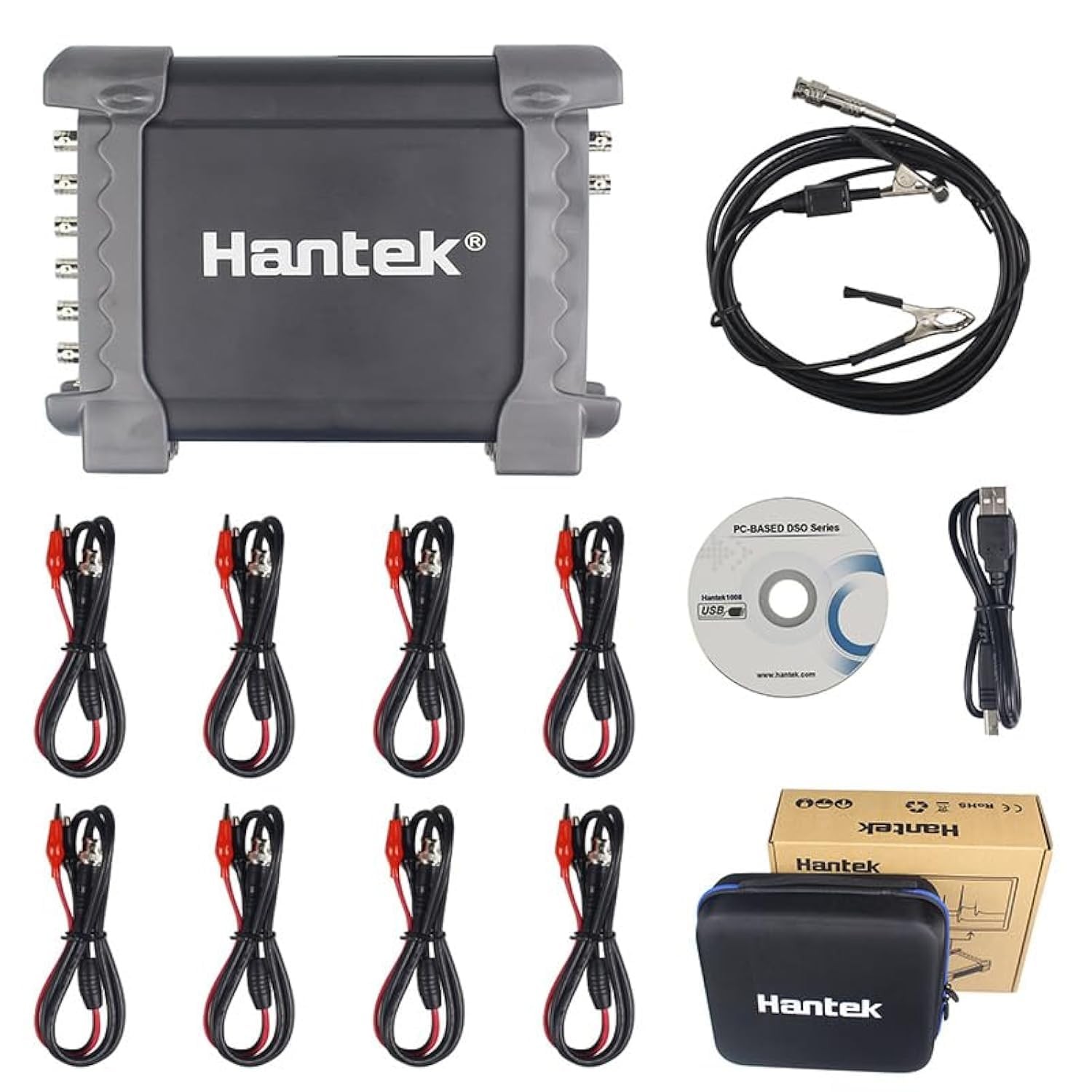8Channel Diagnostic PC Digital Oscilloscope/DAQ/Programmable Hantek 1008C