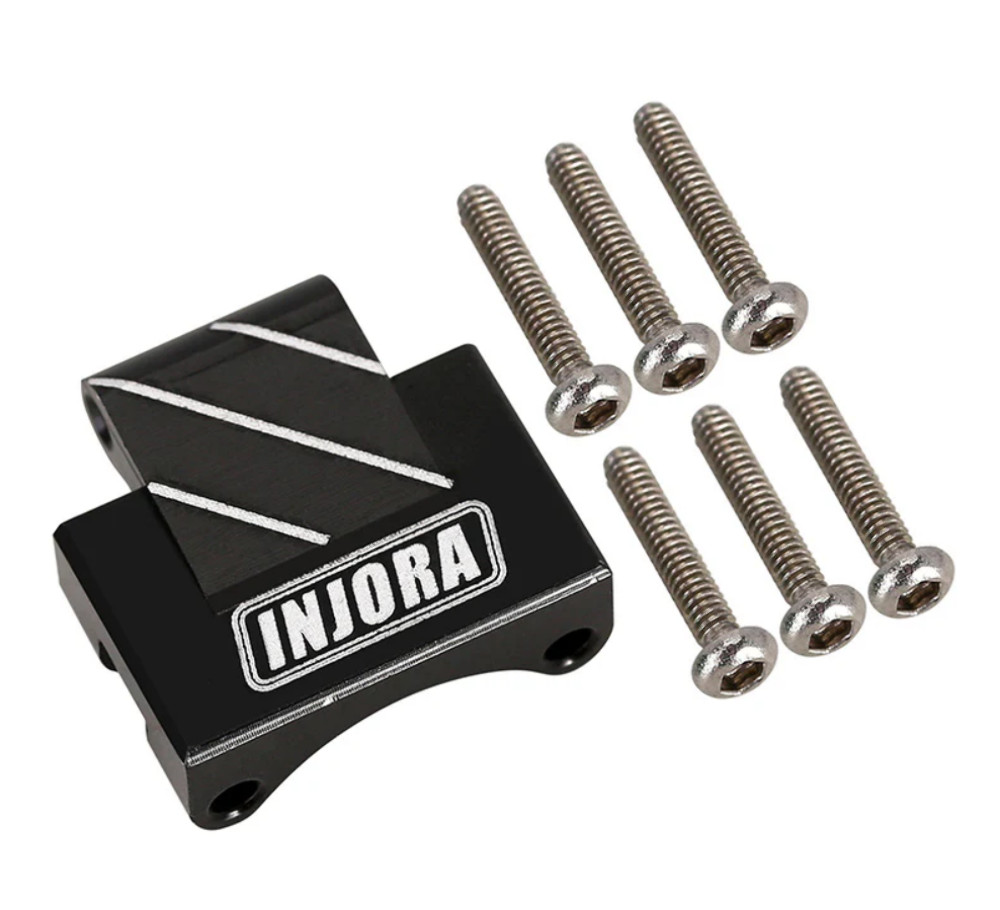 INJORA Rear Axle Truss Upper Link Mount CNC Aluminum Upgrade Axial SCX24-78BK