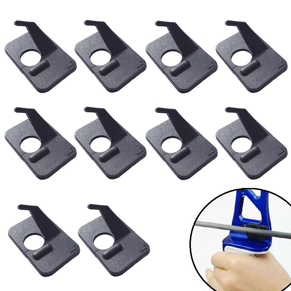 10PCS Plastic Archery Arrow Rest LH Stick On for Takedown Recurve Bow Target