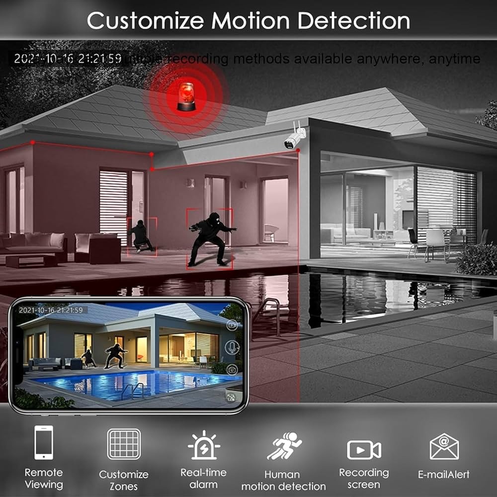 Standalone DVR CCTV Surveillance Security System Video Recorder Motion Detection