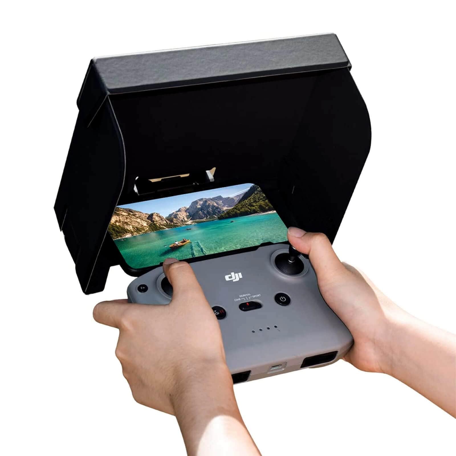 HeiyRC Sun Hood for DJI Mini 4 4.5-7inch Phone Sunhood, 3 Sunhood