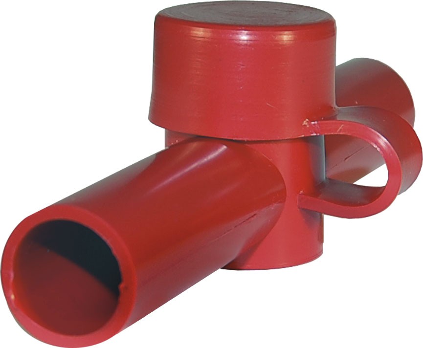 Blue Sea - 4003B-BSS CABLE CAP DUAL ENTRY RED (FLM- 10) (1EA)