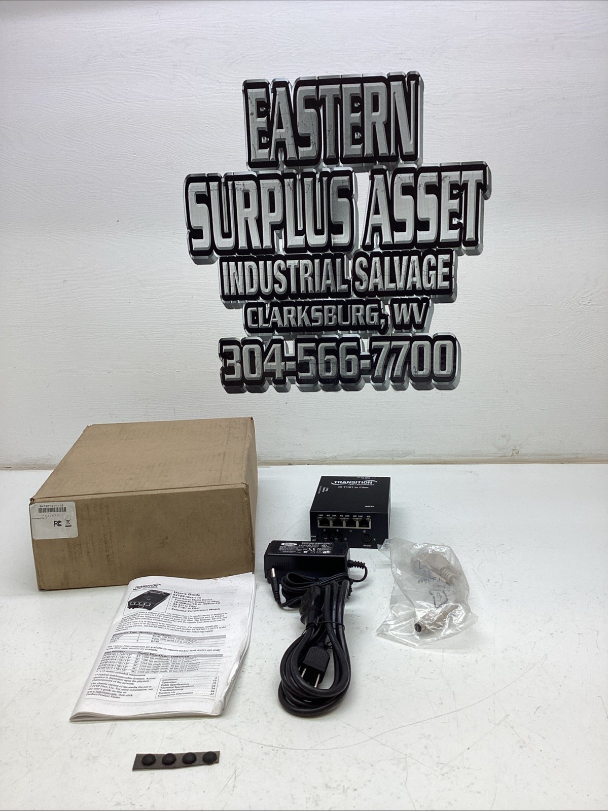 Transition Networks S4TEF1011-100 Stand-Alone Media Device NIB