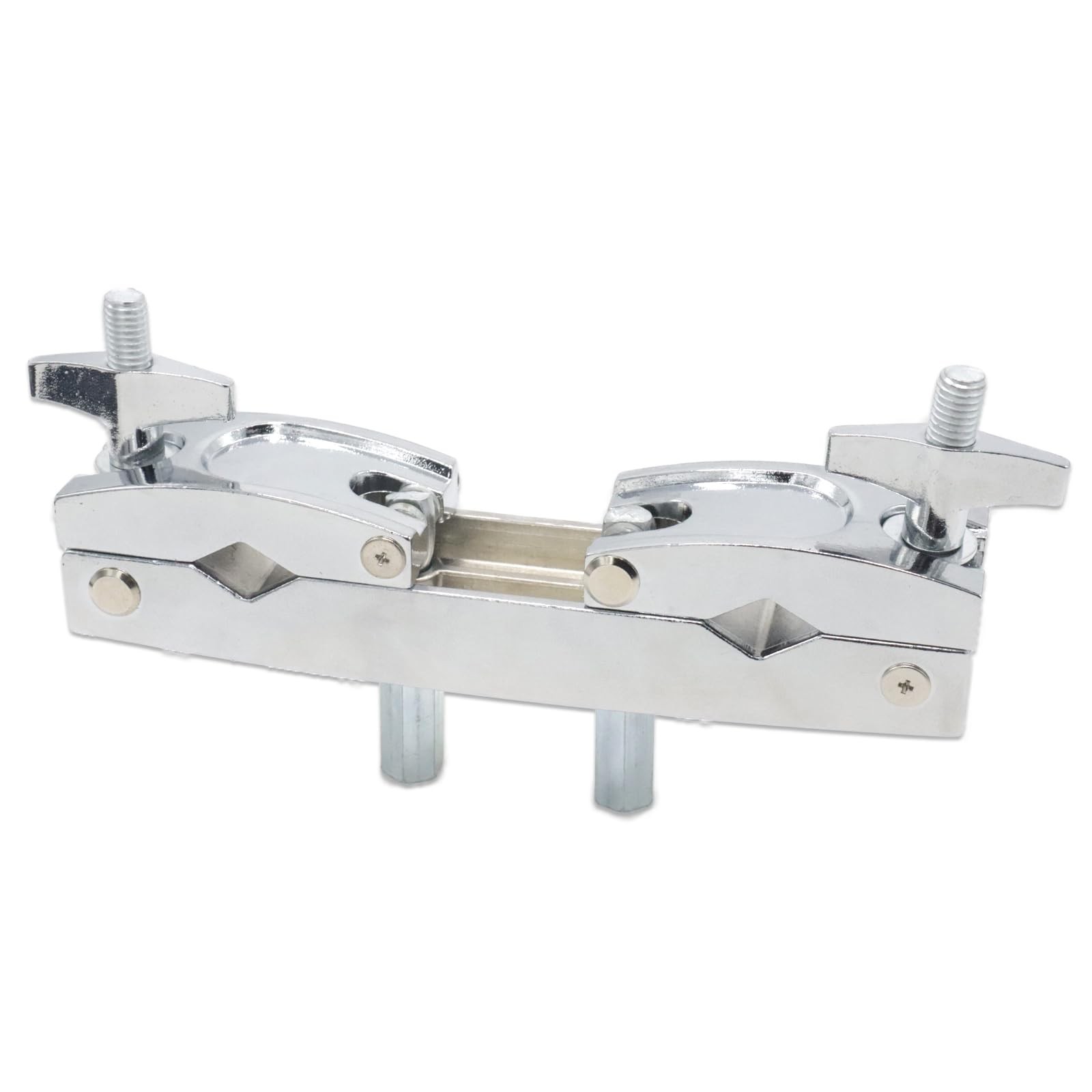 CashBeat Adjustable Multi-Clamp for Drum Cymbal – Quick Release Mount Silver