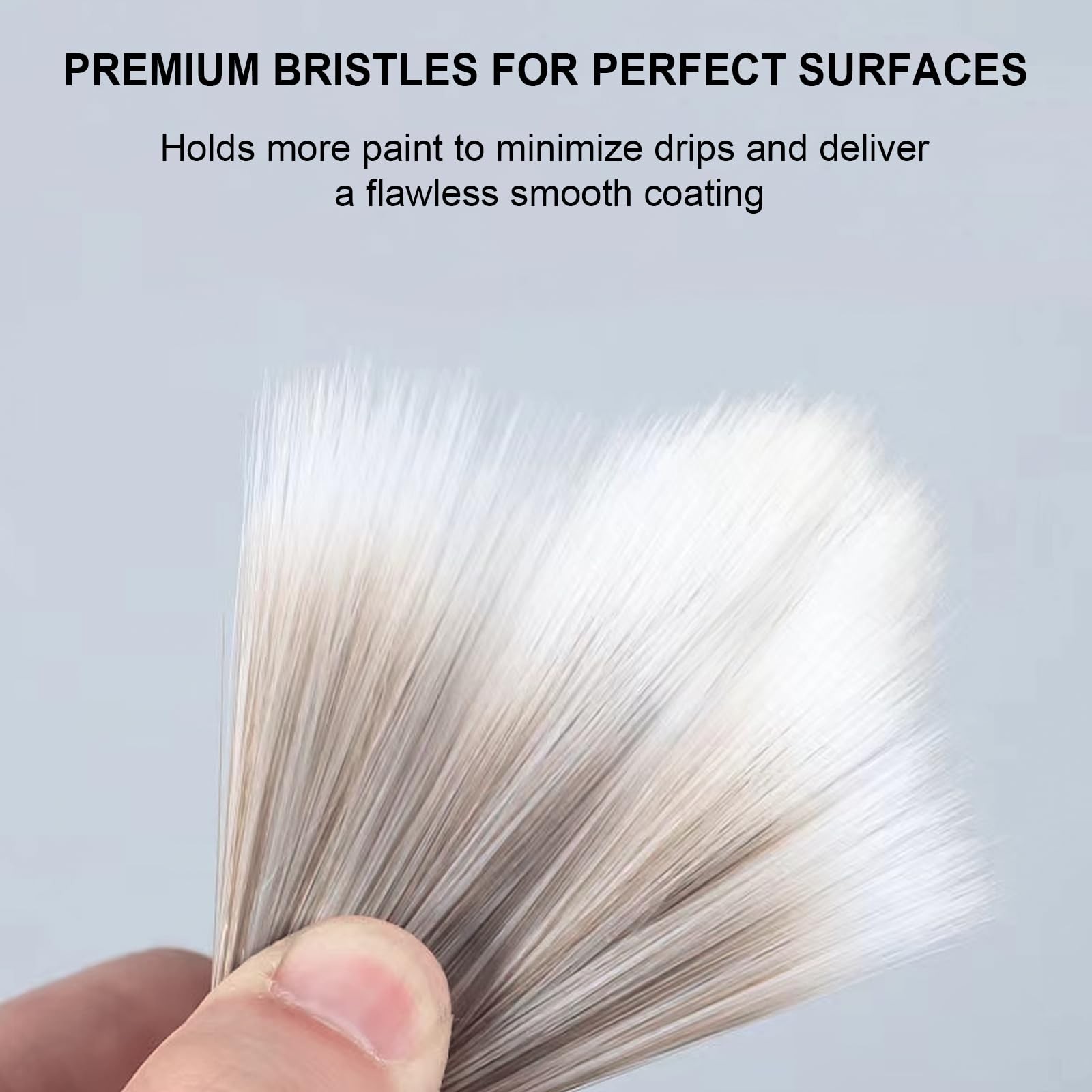 King Origin 6 PCS Paint Brushes, 1 Inch Angled Paint Brush