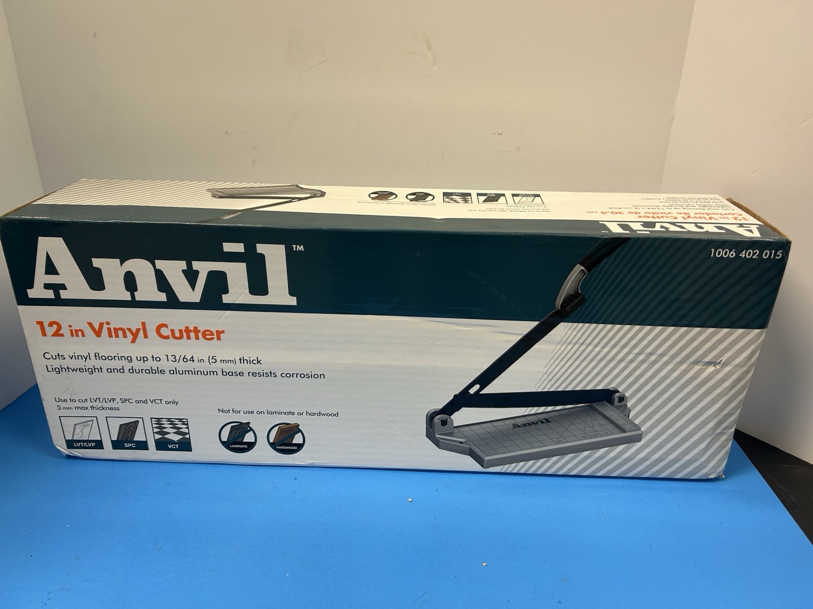 ANVIL 12 in. Luxury Vinyl Tile (LVT) Cutter Mode