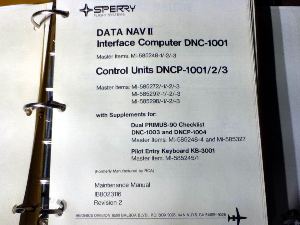 DATA NAV II, DNCP-1001/2/3  with DNC-1004, DNCP-1004 & KB-3001 Service Manual