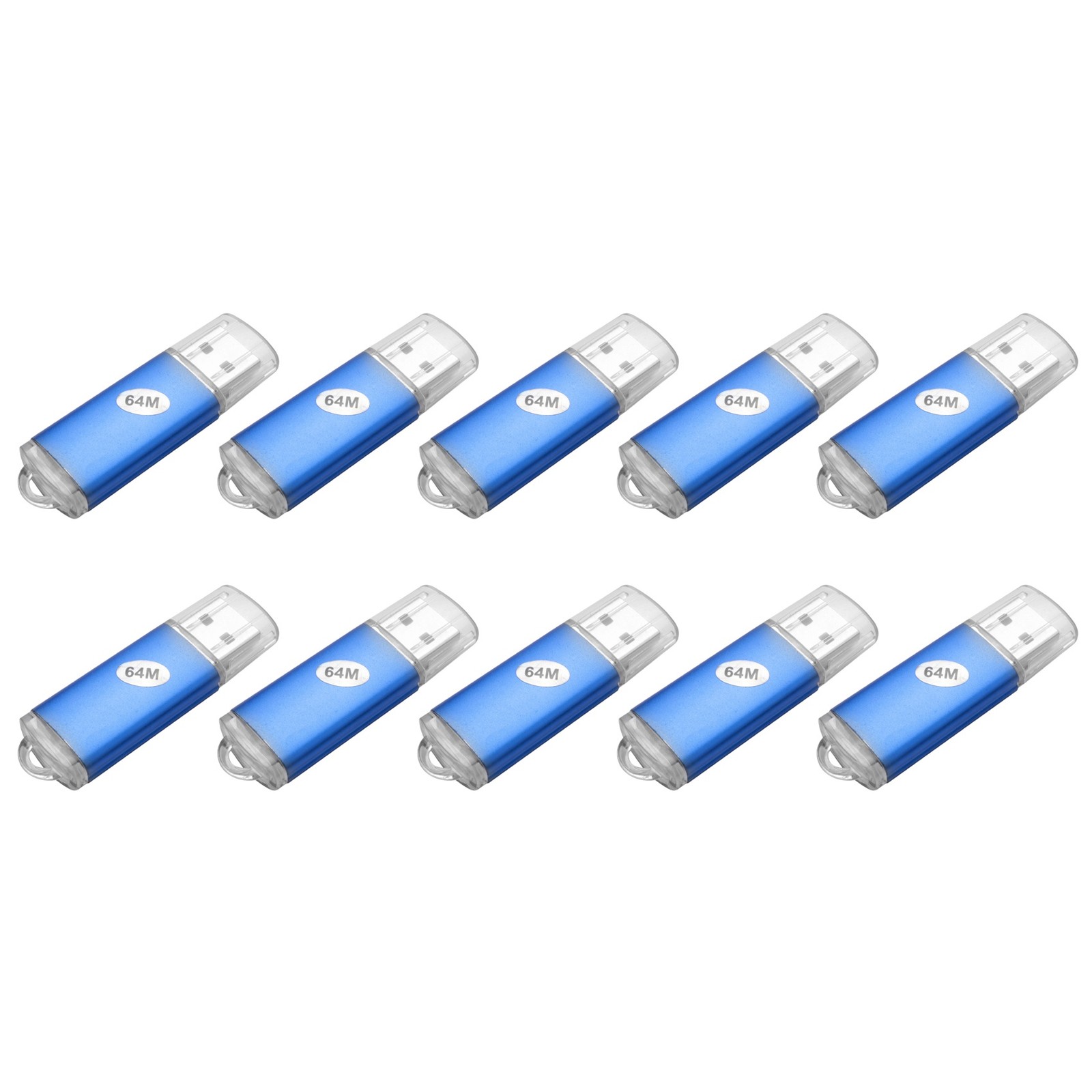 10X 64MB USB 2.0 Flash Stick Pen Memory Drive PC LAPTOP Memory Q1V42764