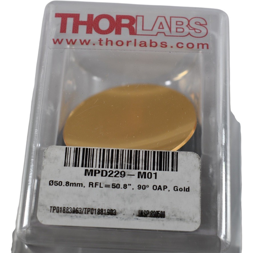 NEW Thorlabs MPD229-M01 2 Inch 90 Degree Protected Gold Off Axis Parabolic Mirro